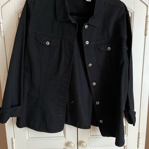 Chico’s Black Denim Jacket